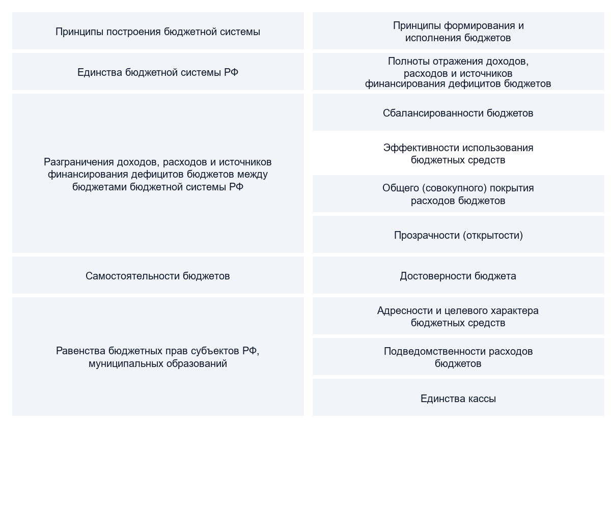 Принципы бюджетной системы России