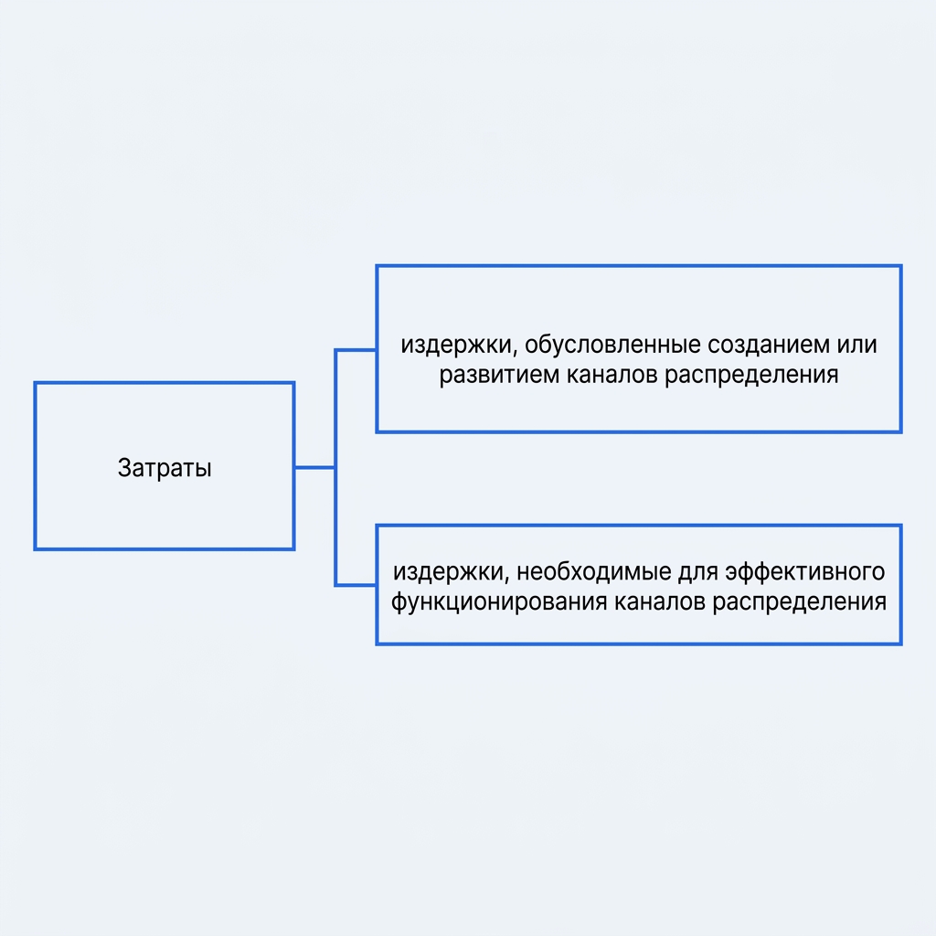 Затраты на построение канала распределения товара 