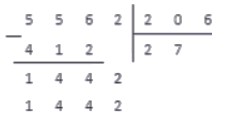 Деление многозначных натуральных чисел столбиком