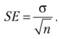 Характеристика оценивания стандартного отклонения