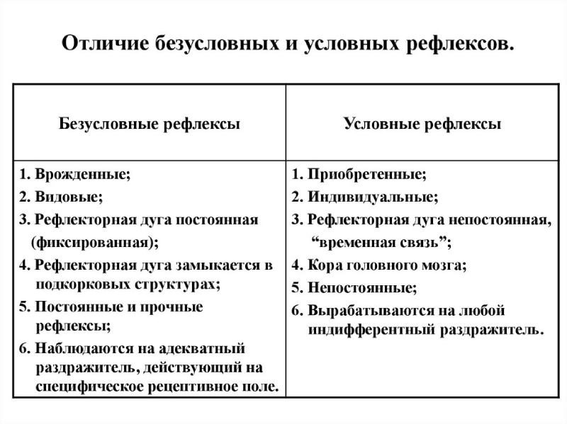 Инстинкты, условные и безусловные рефлексы